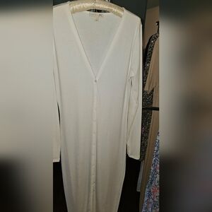 INC. CULPOS WOMEN'S CREAM BEIGE SWEATER DRESS LARGE PRELOVED